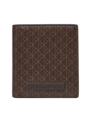 Calvin Klein Duży Portfel Damski Coated Ns Slim Billfold LV04D1084G Brązowy