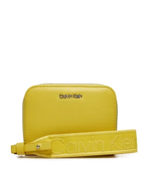 Calvin Klein Duży Portfel Damski Gracie K60K611688 Żółty