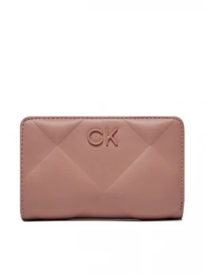 Calvin Klein Duży Portfel Damski Re-Lock Quilt Bifold Wallet K60K611374 Różowy