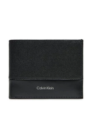 Calvin Klein Duży Portfel Męski Ck Must Bifold 5cc W/Coin K50K512678 Czarny