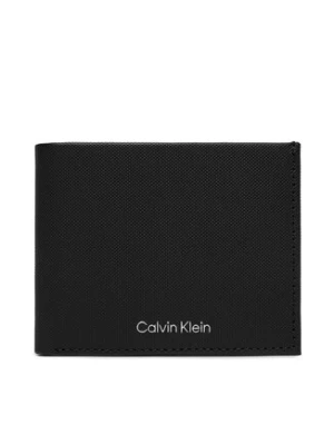 Calvin Klein Duży Portfel Męski Ck Must Bifold 6Cc W/Bill K50K511383 Czarny