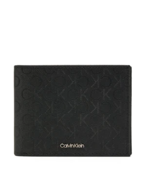 Calvin Klein Duży Portfel Męski Ck Must Mono Bifold 5cc W/Coi K50K512703 Czarny