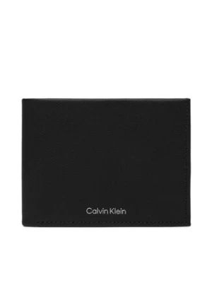 Calvin Klein Duży Portfel Męski Ck Must Trifold 10Cc W/Coin K50K511380 Czarny