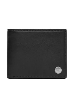 Calvin Klein Duży Portfel Męski Jeans Hardware Bifold W/Coin LV04G1082G Czarny