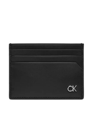 Calvin Klein Duży Portfel Męski Metal Ck K50K511690 Czarny