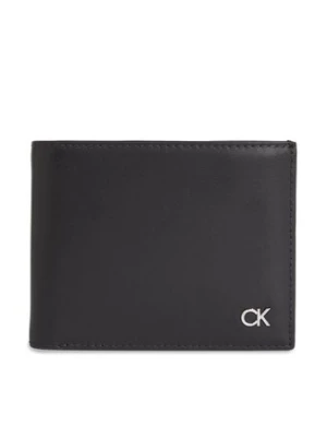 Calvin Klein Duży Portfel Męski Metal Ck K50K511692 Czarny