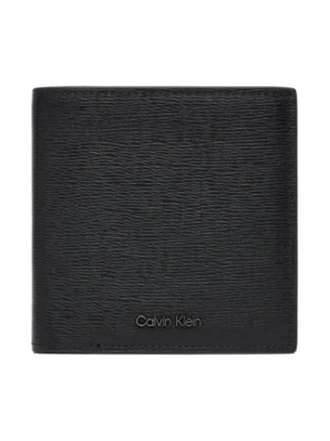 Calvin Klein Portfel Saffiano Ew Slim Trifold W Card LV04D1075G Czarny