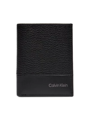 Calvin Klein Duży Portfel Męski Subtle Mix Bifold 6Cc W/Coin K50K511667 Czarny