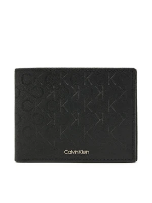 Calvin Klein Duży Portfel Męski Trifold 10Cc W/Coin K50K512684 Czarny