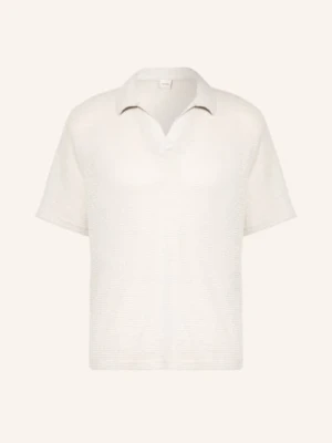 Calvin Klein Dzianinowa Koszulka Polo beige