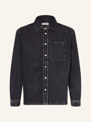Calvin Klein Dżinsowa Koszula schwarz