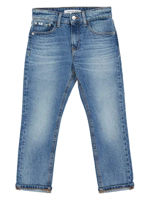 Calvin Klein Dżinsy - Skinny fit - w kolorze niebieskim rozmiar: 128