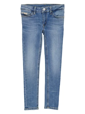 Calvin Klein Dżinsy - Skinny fit - w kolorze niebieskim rozmiar: 176