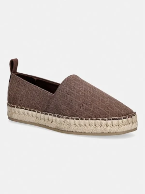 Calvin Klein espadryle damskie OBLIQUE ESPADRILLE AOP