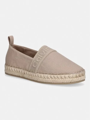 Calvin Klein espadryle damskie OBLIQUE ESPADRILLE WEBBING