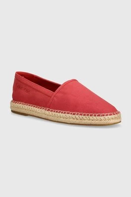 Calvin Klein espadryle ESPADRILLE CV kolor czerwony HM0HM00539