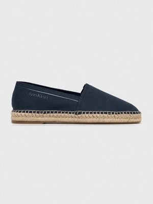 Calvin Klein espadryle ESPADRILLE CV kolor granatowy HM0HM00539