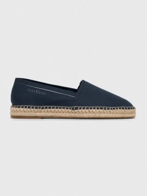 Calvin Klein espadryle ESPADRILLE CV kolor granatowy HM0HM00539