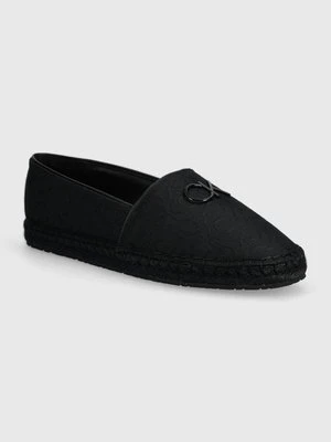 Calvin Klein espadryle ESPADRILLE RELOCK MONOCQ kolor czarny HW0HW01916