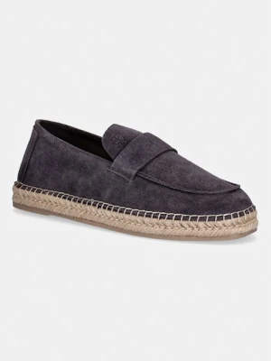 Calvin Klein espadryle męskie zamszowe ESPADRILLE LOAFER BAND SU