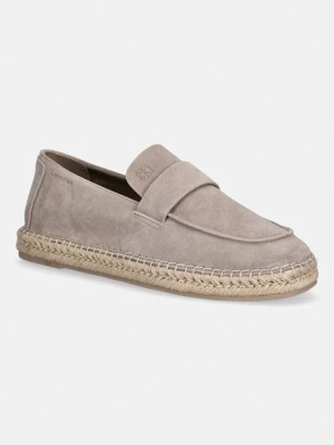 Calvin Klein espadryle męskie zamszowe ESPADRILLE LOAFER BAND SU