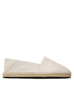 Calvin Klein Espadryle Mono HW0HW01456 Écru