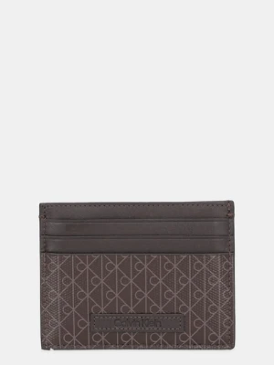 Calvin Klein etui na karty kolor brązowy LV04D1083G