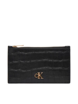 Calvin Klein Etui na karty kredytowe Ck Croc 6 Cc Cardcase LV04F1094G Czarny