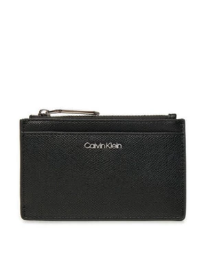 Calvin Klein Etui na karty kredytowe Ck Must Cardholder W/Zip_Caviar K60K613071 Czarny