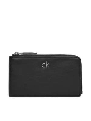 Calvin Klein Etui na karty kredytowe Ck Re-Lock Lg Cc Holder W L Zip LV04F1032G Czarny