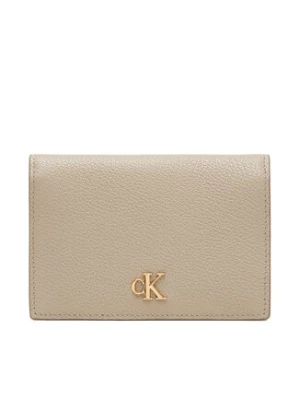 Calvin Klein Etui na karty kredytowe Min Monogram 6cc Flap Cardcase LV04F1063G Brązowy