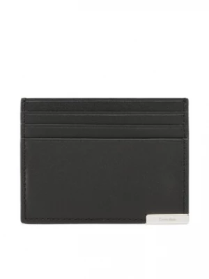 Calvin Klein Etui na karty kredytowe Modern Plaque Cardholder 6cc K50K509987 Czarny