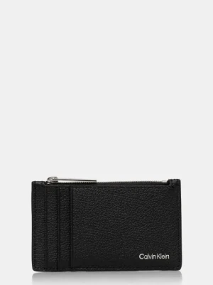 Calvin Klein etui na karty skórzane kolor czarny K50K512704