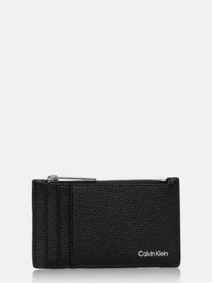 Calvin Klein etui na karty skórzane kolor czarny K50K512704