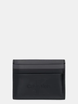 Calvin Klein etui na karty skórzane kolor czarny LV04D1154G