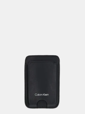 Calvin Klein etui na karty skórzane kolor czarny LV04F1070G