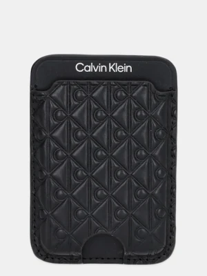 Calvin Klein etui na karty skórzane kolor czarny LV04F1100G
