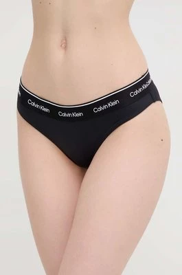 Calvin Klein figi kąpielowe kolor czarny miękka miseczka