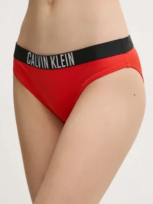 Calvin Klein figi kąpielowe kolor czerwony KW0KW02856