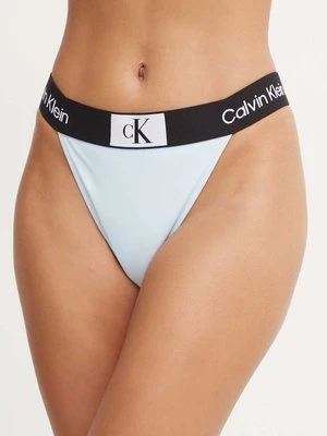 Calvin Klein figi kąpielowe kolor niebieski