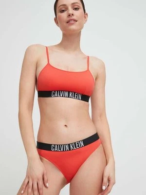 Calvin Klein figi kąpielowe kolor pomarańczowy