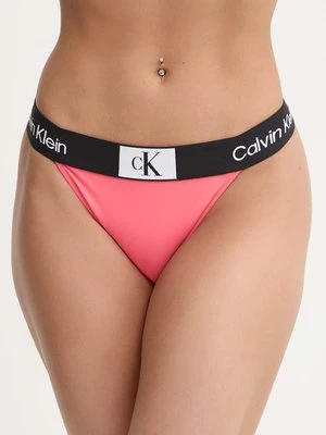 Calvin Klein figi kąpielowe kolor różowy KW0KW02351