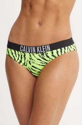 Calvin Klein figi kąpielowe kolor zielony KW0KW02337