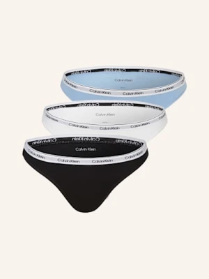 Zdjęcie produktu Calvin Klein Figi Modern Logo, 3 Szt. blau