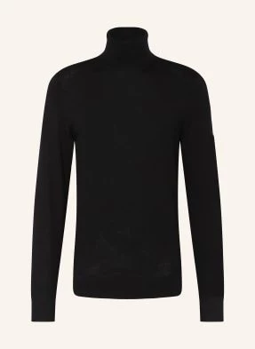 Calvin Klein Golf Z Wełny Merino schwarz