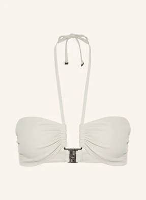 Calvin Klein Góra Od Bikini Bandeau Ck Wire weiss