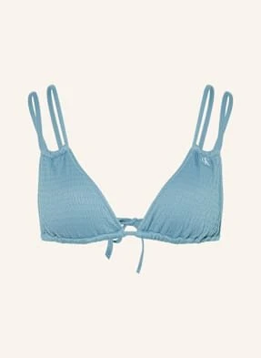 Calvin Klein Góra Od Bikini Trójkątnego Ck Monogram Texture blau