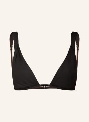 Calvin Klein Góra Od Bikini Trójkątnego Ck Structured Twist schwarz