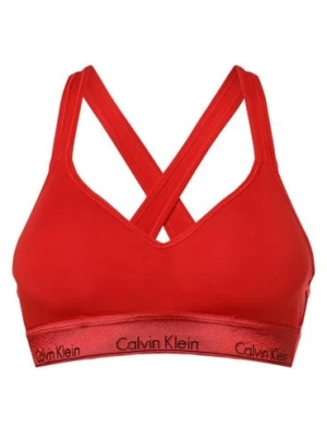 Calvin Klein Gorset damski Kobiety Bawełna czerwony jednolity,