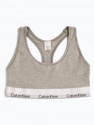 Calvin Klein Gorset damski Kobiety Bawełna szary jednolity,